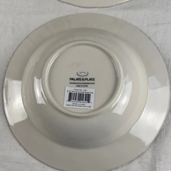 Palate & Plate Rose Floral Soup or Salad Bowls- Rare - Picture 6 of 9